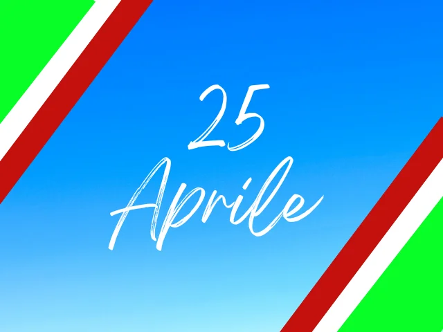 Ricorrenza del 25 aprile, festa della liberazione